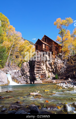 Crystal pittoresque moulin, EN, Colorado, USA Banque D'Images