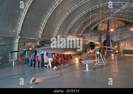 Lockheed F-104 Starfighter ASA-M, jet fighter, Musée de l'Aviation Polonaise à Cracovie, Pologne Banque D'Images