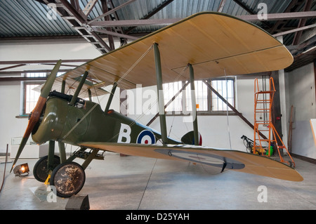 Sopwith F.1 Camel, chasseur britannique biplan, servi dans la guerre russo-polonaise, Musée de l'Aviation Polonaise à Cracovie, Pologne Banque D'Images