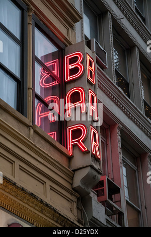 Bar générique Signe, NYC Banque D'Images