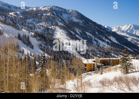 Station de Ski de Snowbird, Utah Banque D'Images