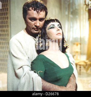 CLEOPATRA 1963 20th Century Fox Film avec Elizabeth Taylor et Richard Burton Banque D'Images