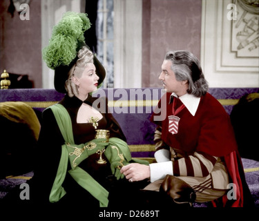 Les trois mousquetaires 1948 MGM film avec Lana Turner et Vincent : Banque D'Images