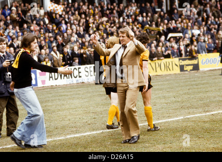 John Barnwell manager de Wolverhampton Wanderers après sa défaite face à Arsenal en demi-finale de la FA Cup 1979 Banque D'Images