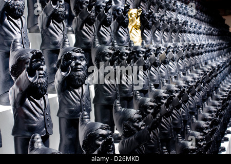 Gand, Belgique, l'installation de la danse avec le diable de l'artiste allemand Ottmar 'Hoerl Banque D'Images