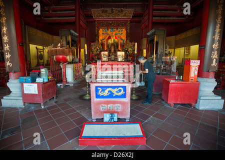 Autel principal au culte de Confucius à Nagasaki, Japon Banque D'Images