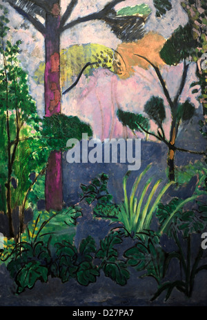 'Henri Matisse (d'acanthe paysage marocain)' Banque D'Images