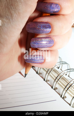 Fiches techniques sur les grosses bagues close-up Banque D'Images