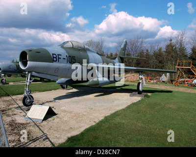 Republic F-84F Thunderstreak Banque D'Images