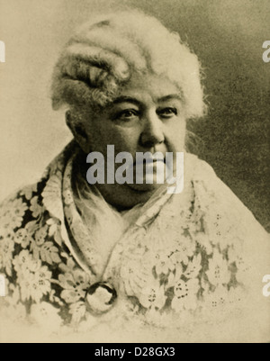 Elizabeth Cady Stanton (1815-1902), chef du Mouvement pour le suffrage des femmes, Portrait, vers 1900 Banque D'Images