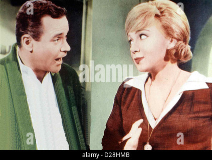 Ein Ehebett Zur sonde Sous Yum Yum Tree Jack Lemmon, Edie Adams Frauenheld Hogan (Jack Lemmon) sorgt die dafuer Banque D'Images