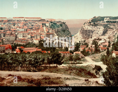 Vue générale, Constantine, Algérie, circa 1899 Banque D'Images