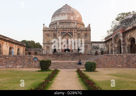 Bara Gumbad Tomb, Lodi Gardens, New Delhi, Inde Banque D'Images