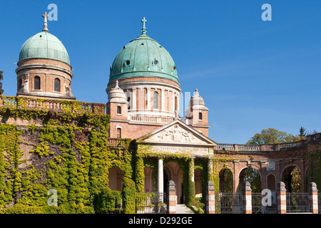 Célèbre cimetière Mirogoj à Zagreb, Croatie Banque D'Images