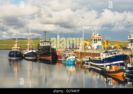 Le port de Stromness dans les Orcades, en Écosse. Banque D'Images