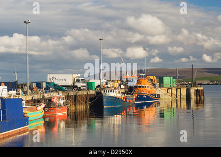 Le port de Stromness dans les Orcades, en Écosse. Banque D'Images