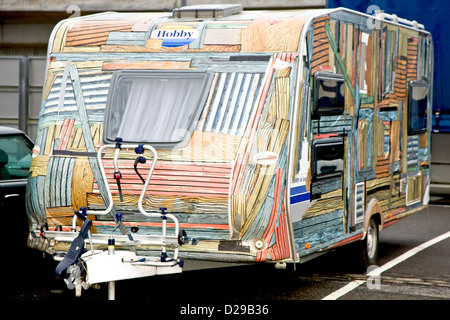 Drôle de caravane décorée Banque D\'Images, Photo Stock: 21917385 - Alamy Drôle de caravane décorée Banque D\'Images, Photo Stock: 21917385 - Alamy