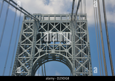 Pont George Washington à New York City, USA Banque D'Images