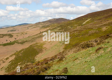 Clwydian Moel Famau Gamme vers Denbighshire Wales UK Banque D'Images