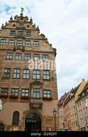 City Museum Fembohaus dans le centre-ville de Nuremberg, Allemagne Banque D'Images