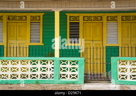 Maisons dans la otra Banda, province de La Altagracia, République dominicaine, Caraïbes Banque D'Images