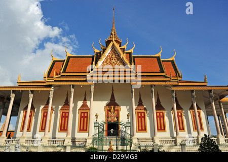 Palais Royal, Phnom Penh, Cambodge Banque D'Images