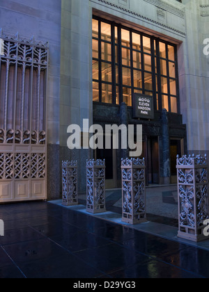 Entrée du restaurant, 11 Madison Avenue, New York Banque D'Images