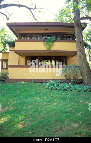 L'Illinois, Oak Park. Mme Thomas H. Gale Maison conçue par Frank Lloyd Wright. Banque D'Images