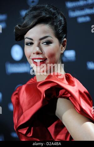 Berlin, Allemagne. 17 janvier 2013. Fernanda Brandao assiste au Présentation de GUIDO MARIA KRETSCHMER durant la fashion week à Berlin Allemagne, 17 janvier 2013. Deux fois par année, Berlin devient un emplacement international pour la mode et de style de vie. © AFP PHOTO alliance / Alamy Banque D'Images