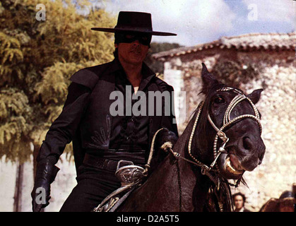 Zorro Zorro Alain Delon *** *** Légende Locale 1974 -- Banque D'Images