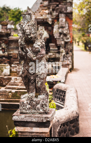 Dans Pura Taman Ayun Statue - temple hindou près de Mengwi, Bali, Indonésie Banque D'Images