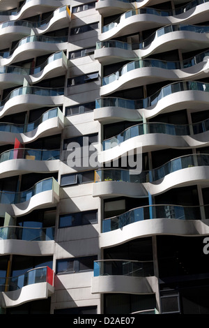 Le bâtiment North Apartment sur Goulburn Street Sydney Australie Banque D'Images