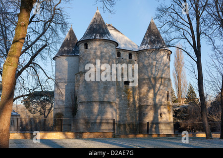 Le Château de Pierre de Vernon, Eure, France Banque D'Images