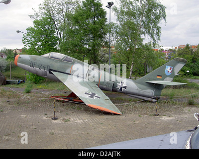 Republic F-84F Thunderstreak DF +240, Alliierte à Berlin Banque D'Images