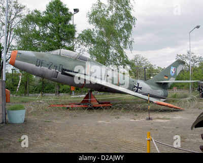 Republic F-84F Thunderstreak DF +240, Alliierte à Berlin Banque D'Images