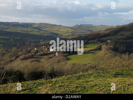 La région de Swainswick et l'Woolley Valley près de Somerset Bath England UK Banque D'Images