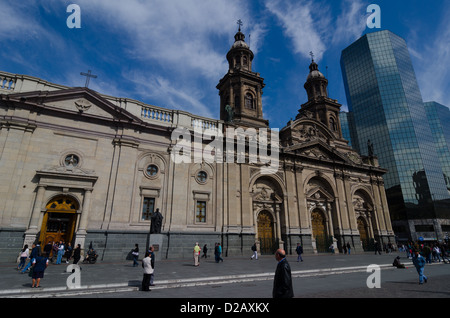 Plaza de Armas à Santiago du Chili, Chili Banque D'Images