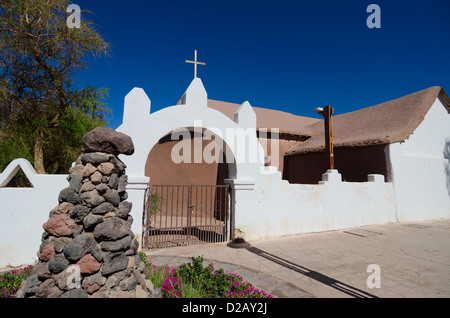 Église de San Pedro de Atacama Banque D'Images