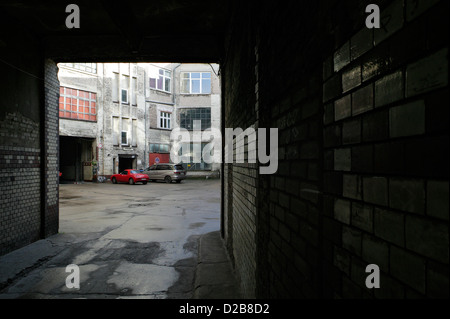 Berlin, Allemagne, grâce à un complexe industriel Banque D'Images