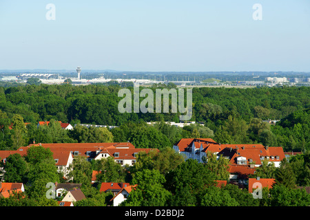 L'aéroport, Munich, Ville, 85399, Nature, MUC, Banque D'Images