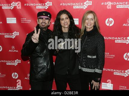 Ringo Starr, Francesca Gregorini, Barbara Bach aux arrivées d'EMANUEL ET LA VÉRITÉ AU SUJET DE POISSONS en première mondiale au Festival du Film de Sundance 2013, Bibliothèque Centre Theatre, Park City, UT, USA. 18 janvier, 2013. Photo par : James Atoa/Everett Collection/Alamy live news. Banque D'Images