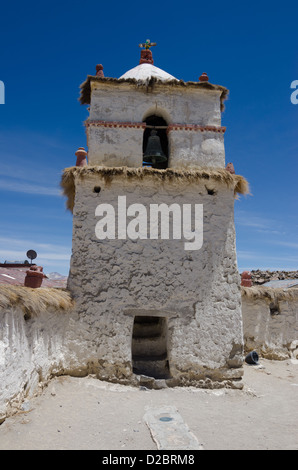 5e plus haut village du monde Parinacota près de Putre, Chili Banque D'Images