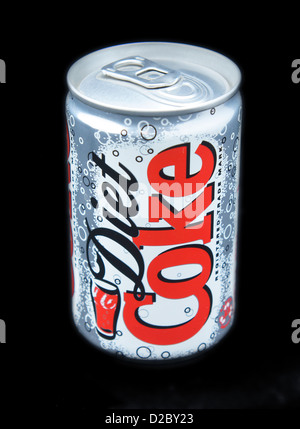 Petite taille Diet Coke peut Banque D'Images