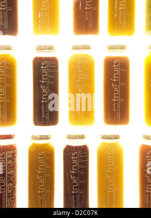 Cologne, Allemagne, smoothies true fruits de la foire ANUGA Banque D'Images