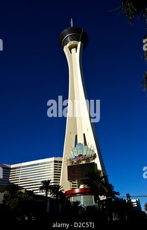 Stratosphère 1000 pieds tower à resort hotel casino Las Vegas Banque D'Images