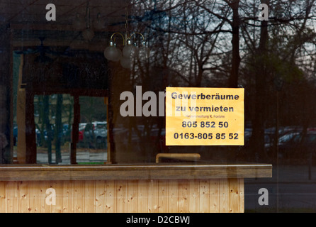 Berlin, Allemagne, pour louer Gewerberaeume Banque D'Images