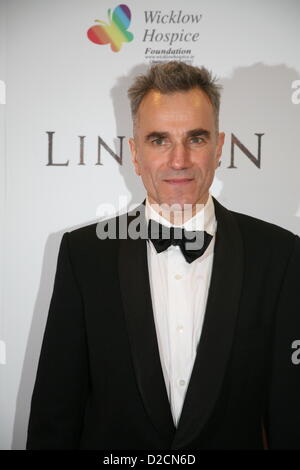 Daniel Day-Lewis au Lincoln premiere film Cinema Savoy à Dublin, Irlande. Dimanche 20 janvier 2013. Banque D'Images