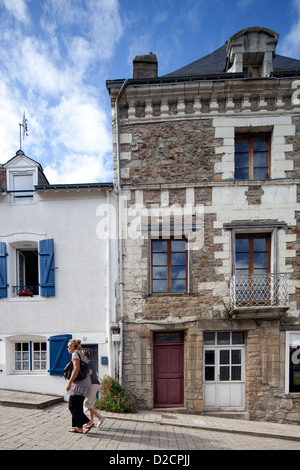 Auray, France, maisons typiques à Auray Banque D'Images