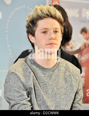 Niall Horan, Jan 18, 2013 : one direction, un sens, le 18 janvier 2013, Tokyo, Japon : Niall Horan de One Direction assiste à une conférence de presse à Tokyo, Japon, le 18 janvier 2013. (Photo de bla) Banque D'Images