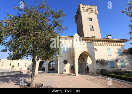 Le Chateau de Cremat dans les pentes de la ville de Nice est un domaine de vignes. Banque D'Images